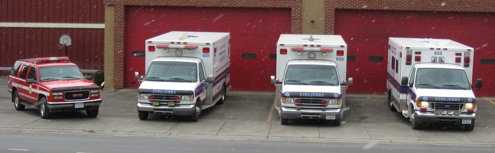EMS Department vehicle fleet